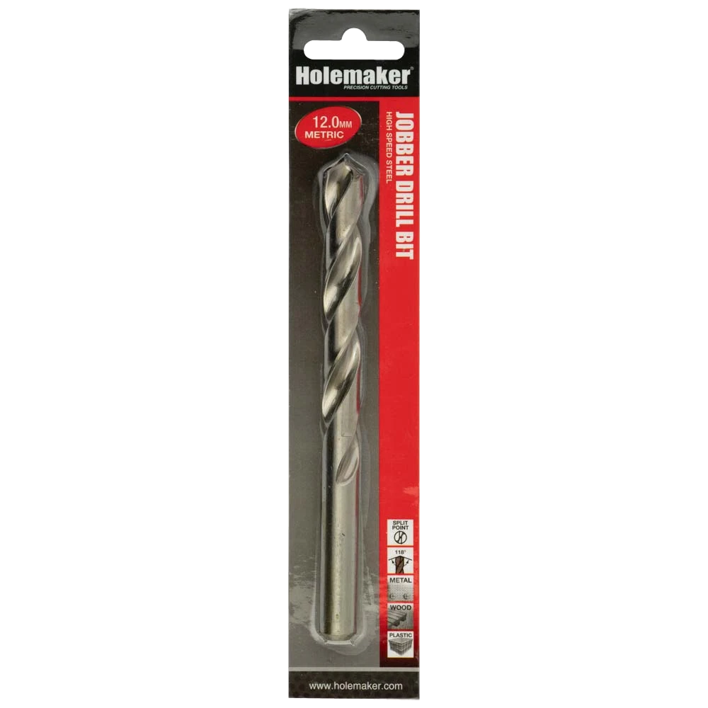 Holemaker Jobber Drill 12.0mm - 1pc (Carded)