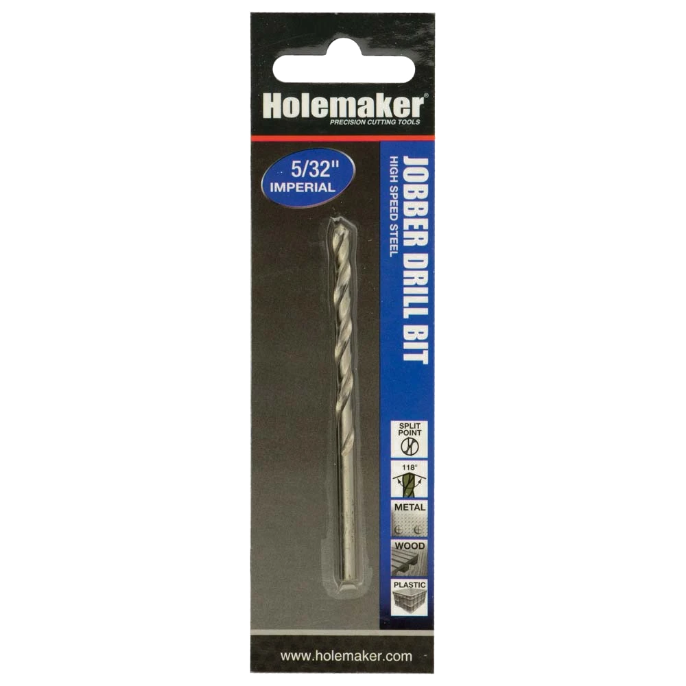 Holemaker Jobber Drill 5/32in - 1pc (Carded)