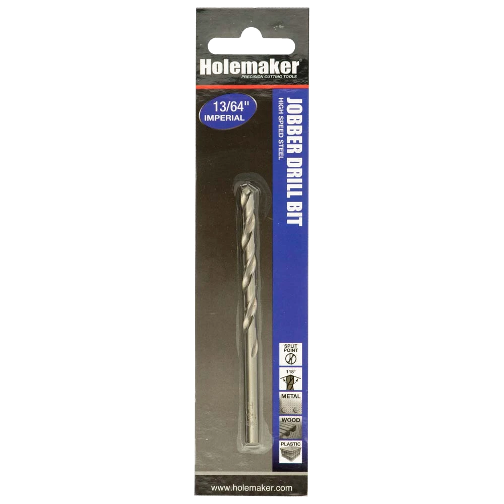 Holemaker Jobber Drill 13/64in - 1pc (Carded)