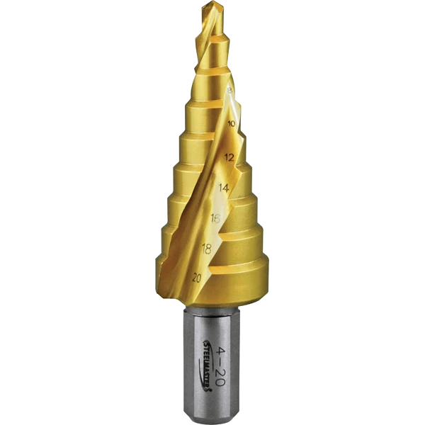 Holemaker Step Drill Spiral Flute 4-20mm
