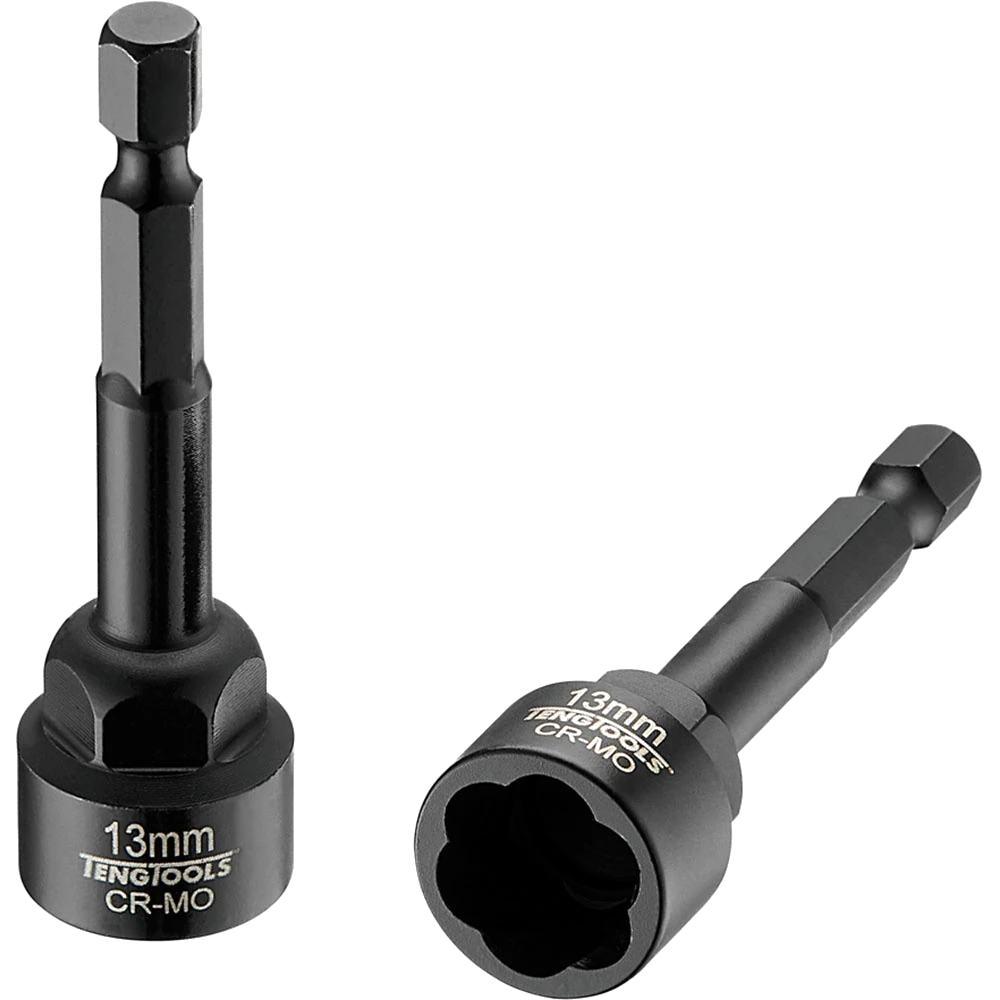 Teng 13mm 1/4in Hex Twist Extractor Cr-Mo