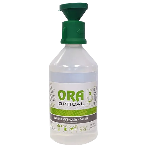 ORA 500ml Sodium Chloride Eyewash Bottle
