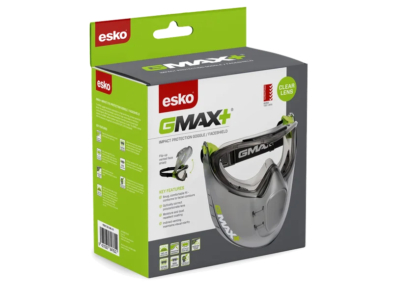Esko G-Max+ Goggle/ Faceshield