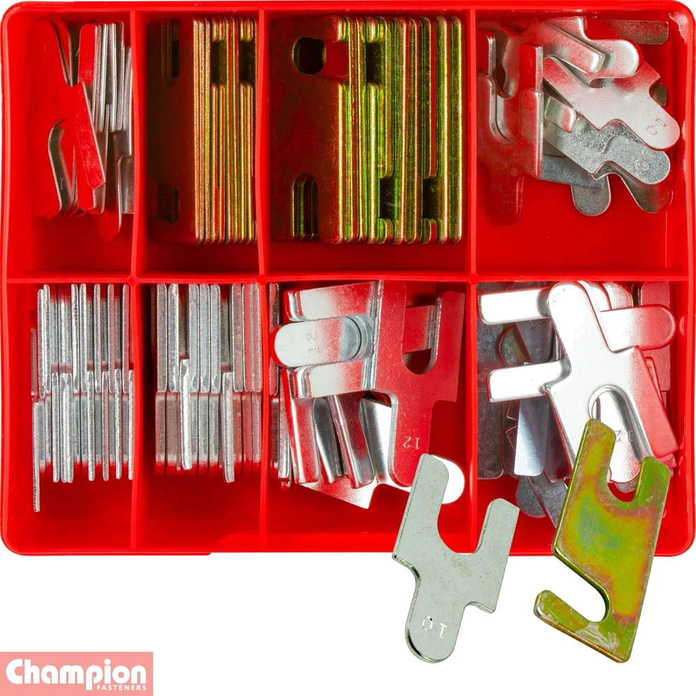 Champion 100pc MM Multifit Wheel Alignment Shim Assortment