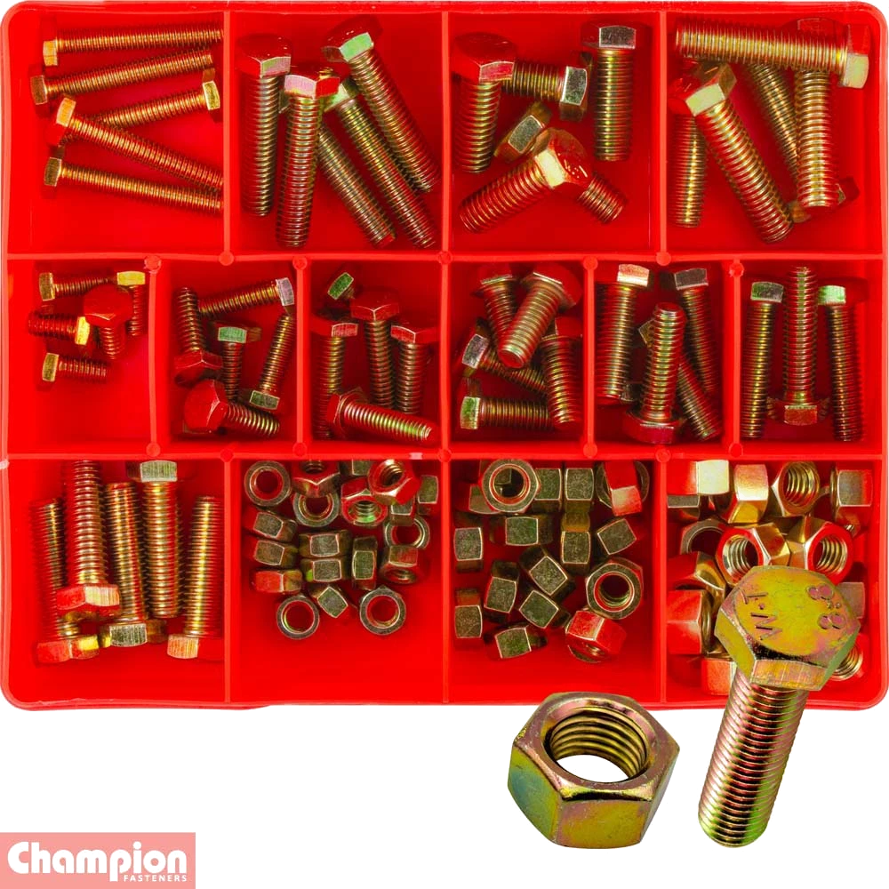 Champion 113pc UNC S/Screw & Nut Assortment