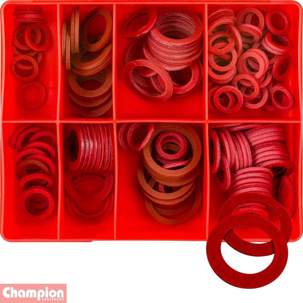 Champion 143pc 3/32in Fibre Washer Assortment