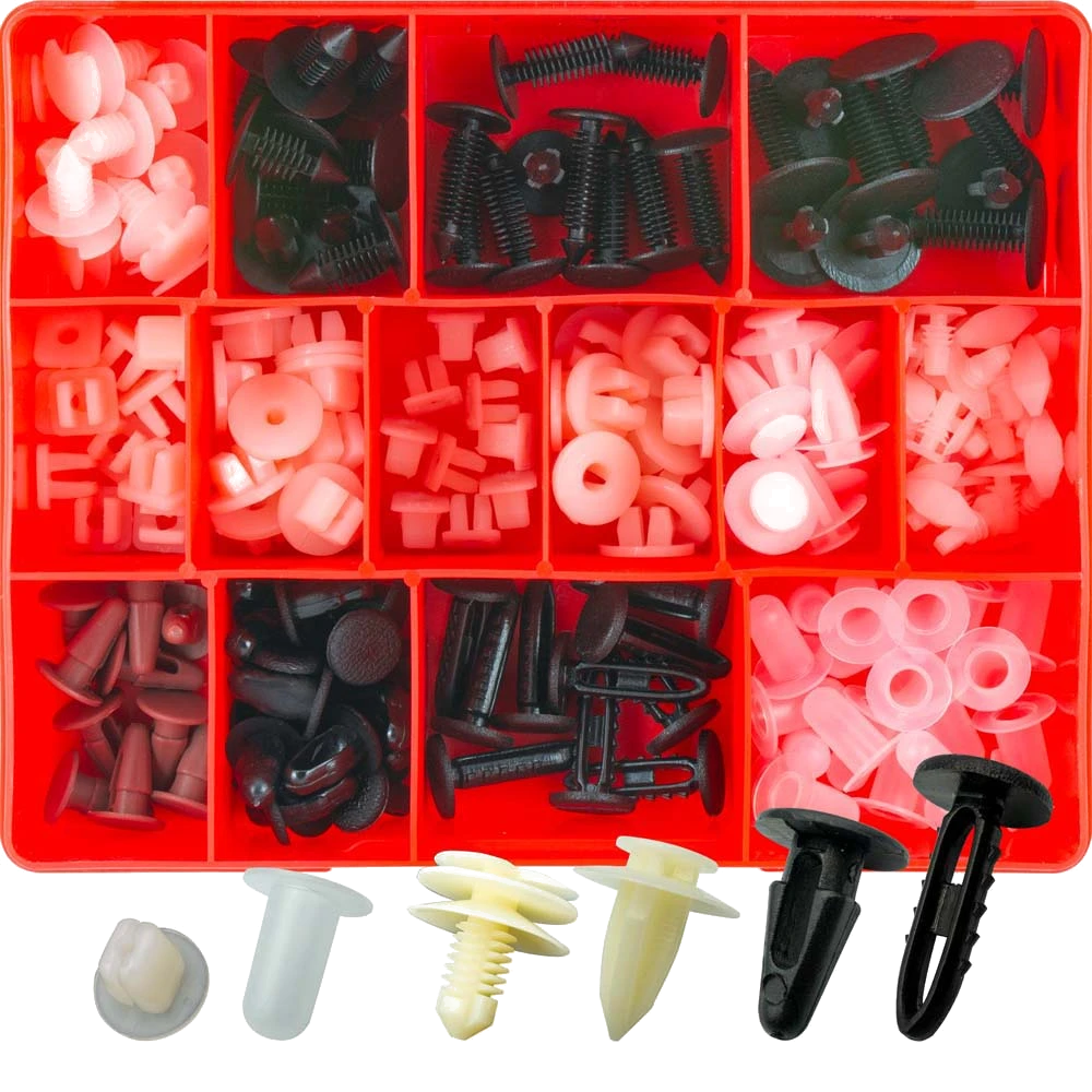 Champion 180pc Plastic Trim Clip Assortment