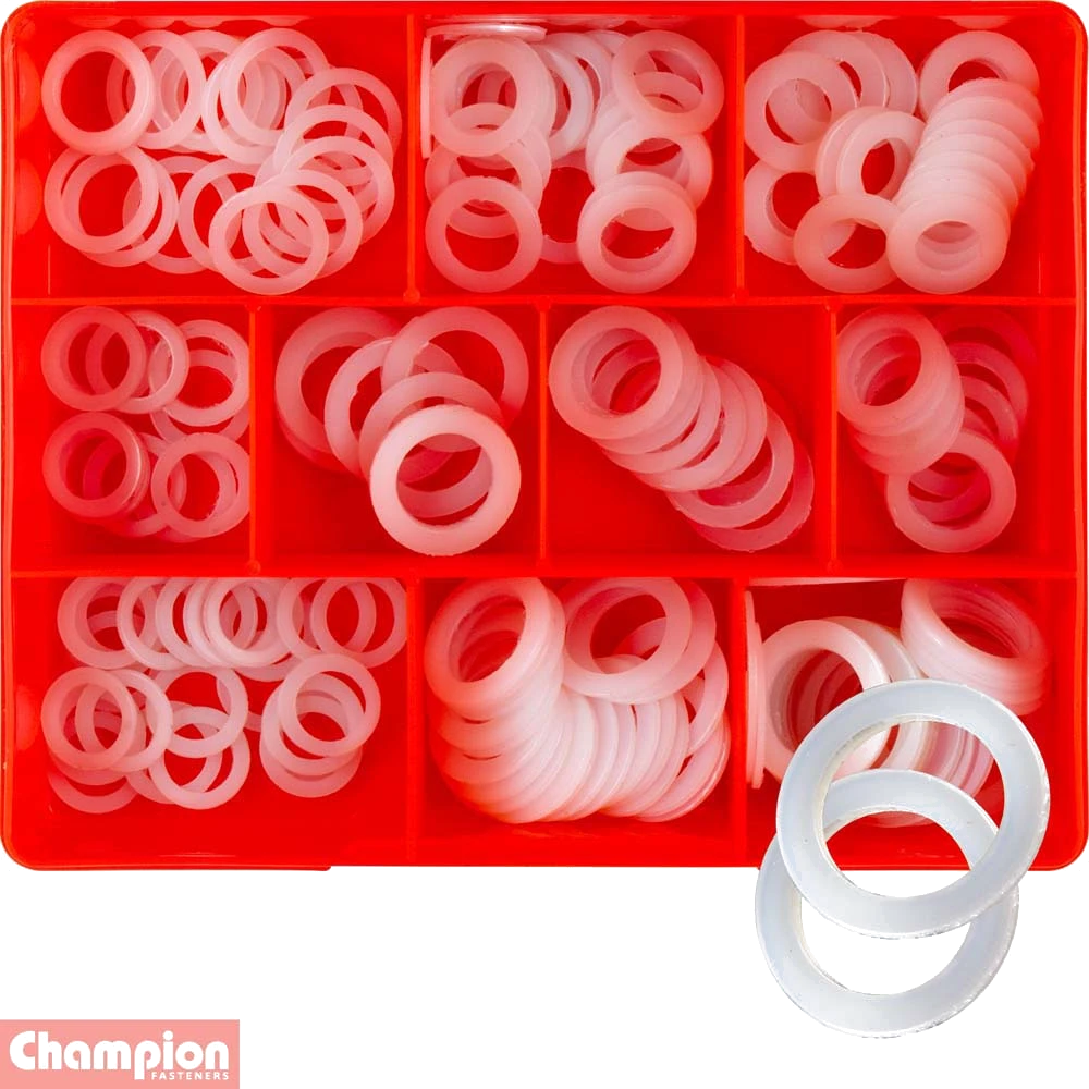 Champion 160pc Nylon Metric/Imperial Washer Assortment