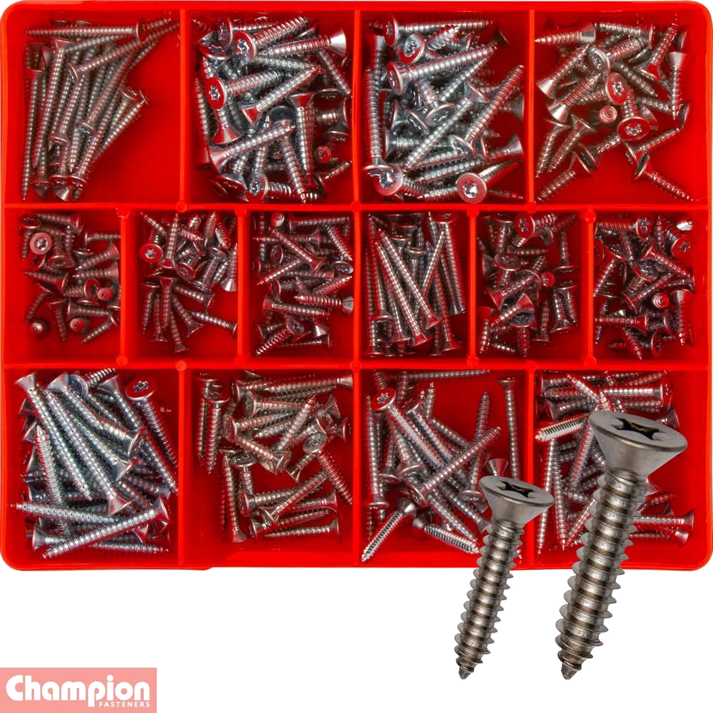 Champion 425pc Torx Security Self Tapping Screw Assortment
