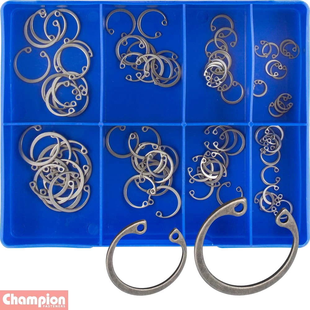 Champion 80pc Internal Circlip Assortment 304/A2
