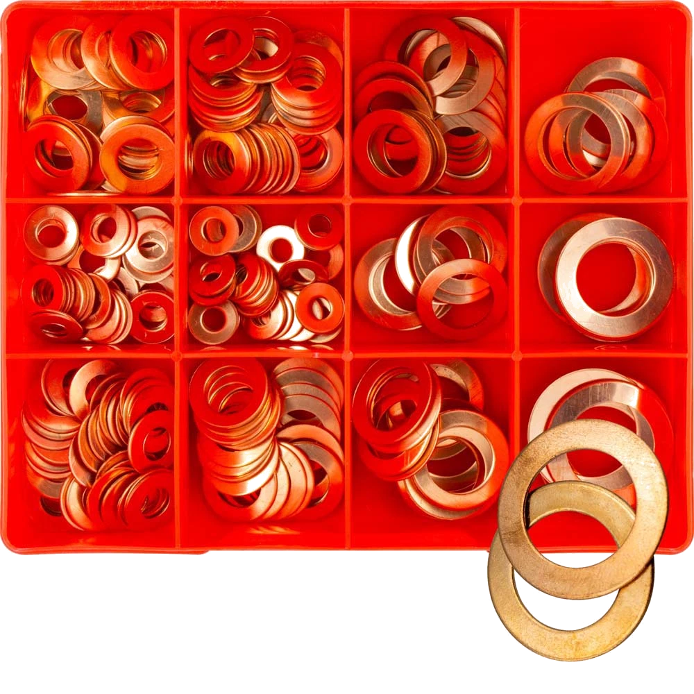 Champion 260pc Imperial 20G Copper Washer Assortment