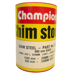 Champion Steel Shim Assortment 60mm Wide Roll (4 Sizes)