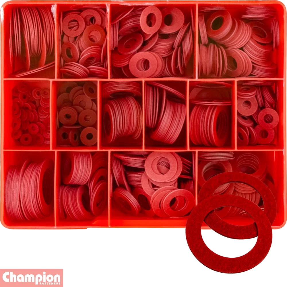 Champion 825pc 1/32in Fibre Washer Assortment