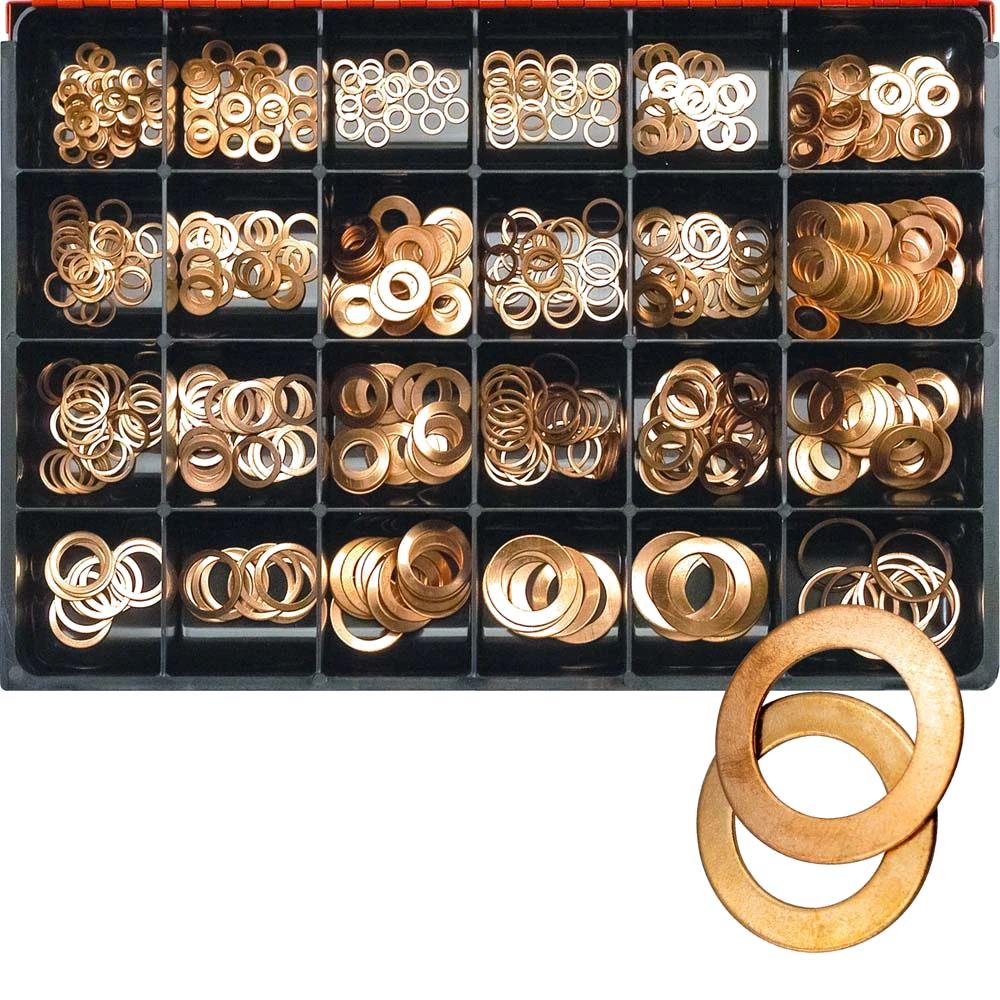 Champion Master Kit 565pc Fuel Inject Copper Washer Asst