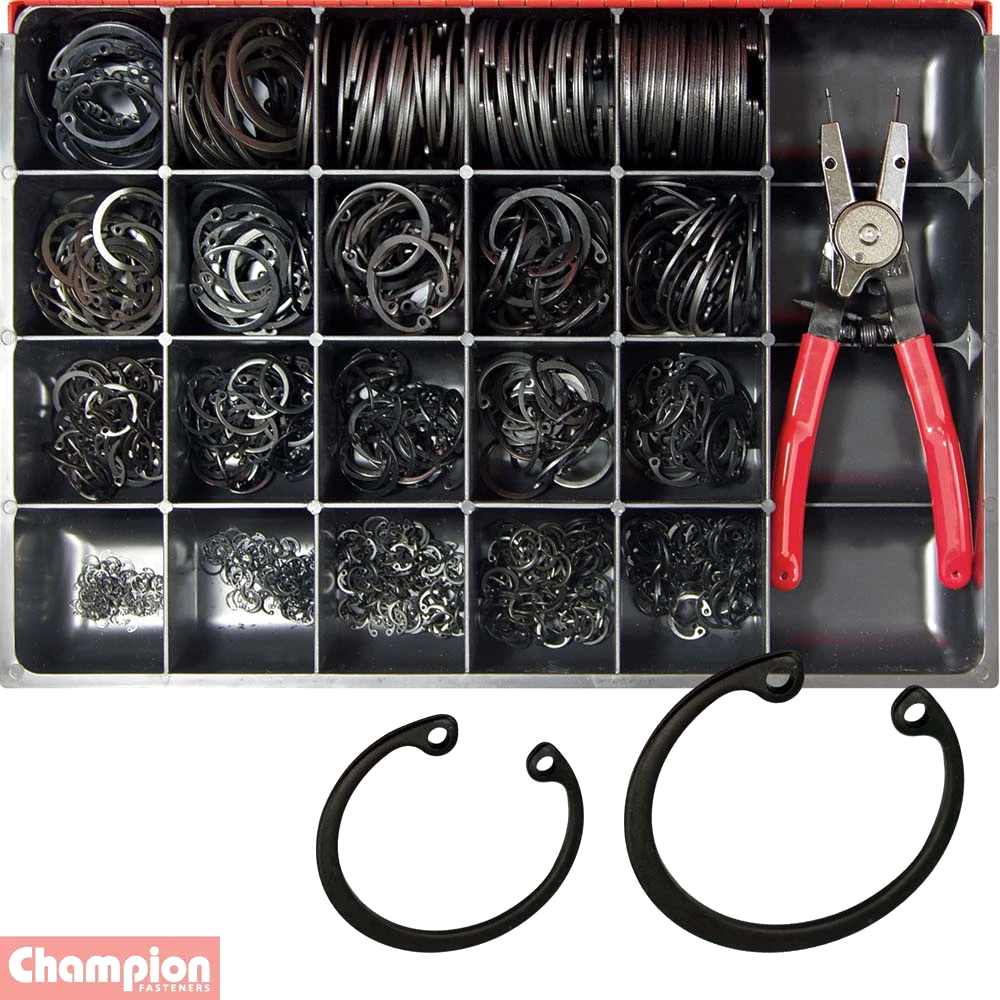 Champion Master Kit 876pc Imperial Internal Circlip