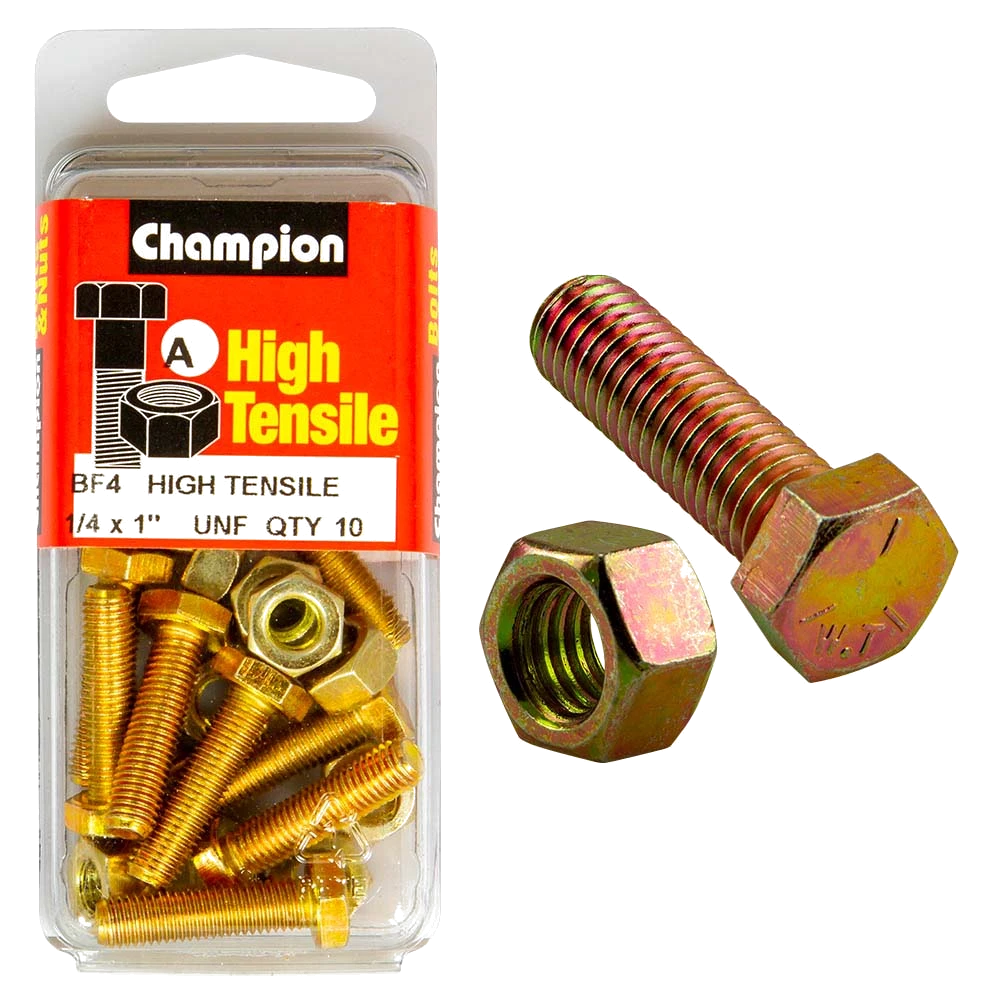 Champion 1 x 1/4in Set Screw & Nut (A) - GR5