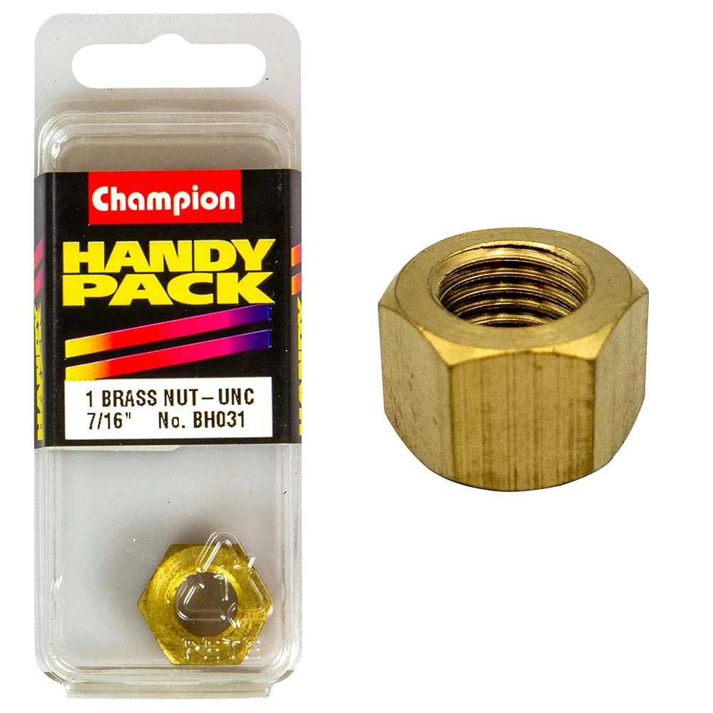 Champion 7/16in UNC Manifold Nut