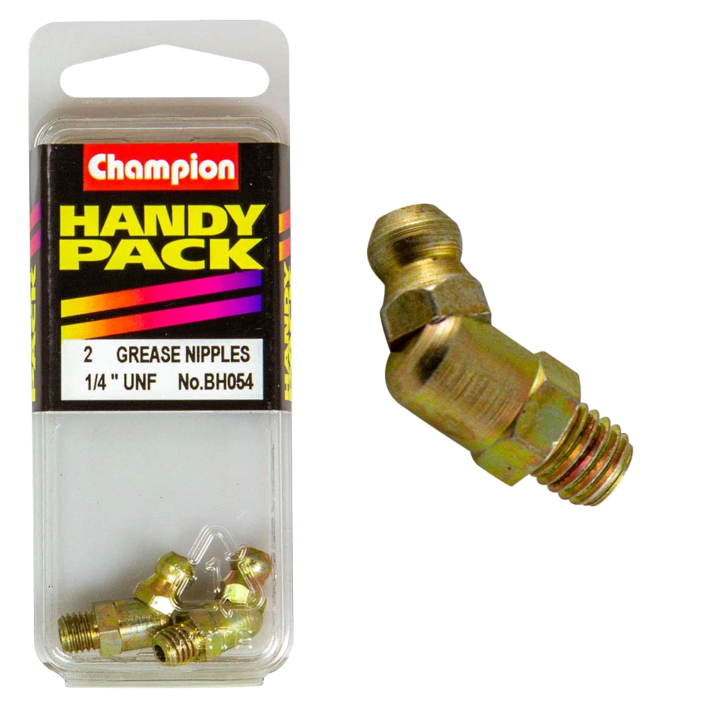 Champion 1/4in UNF 45Deg. Grease Nipples