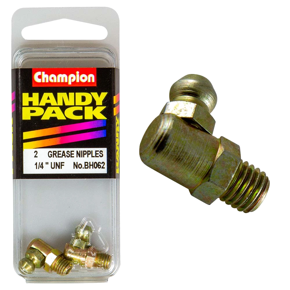 Champion 1/4in UNF 90 Deg Grease Nipples