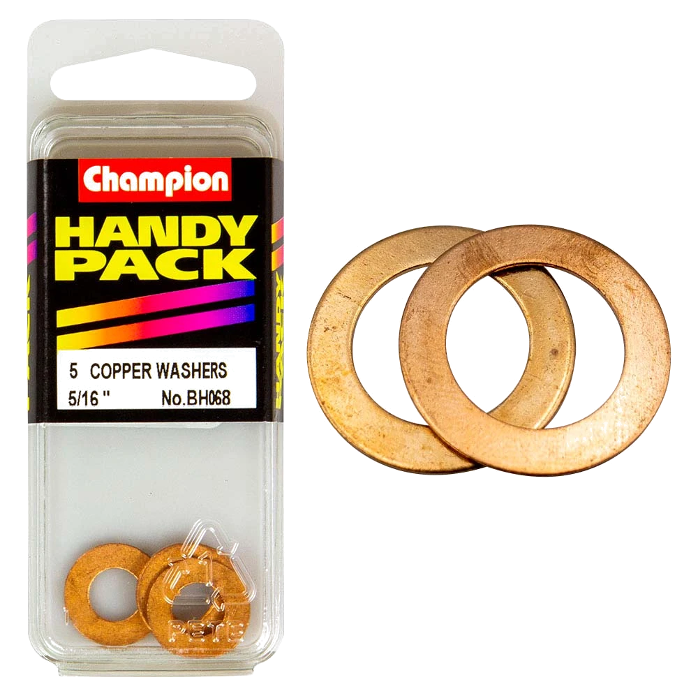 Champion 5/16in x 5/8in Copper Washer 20G
