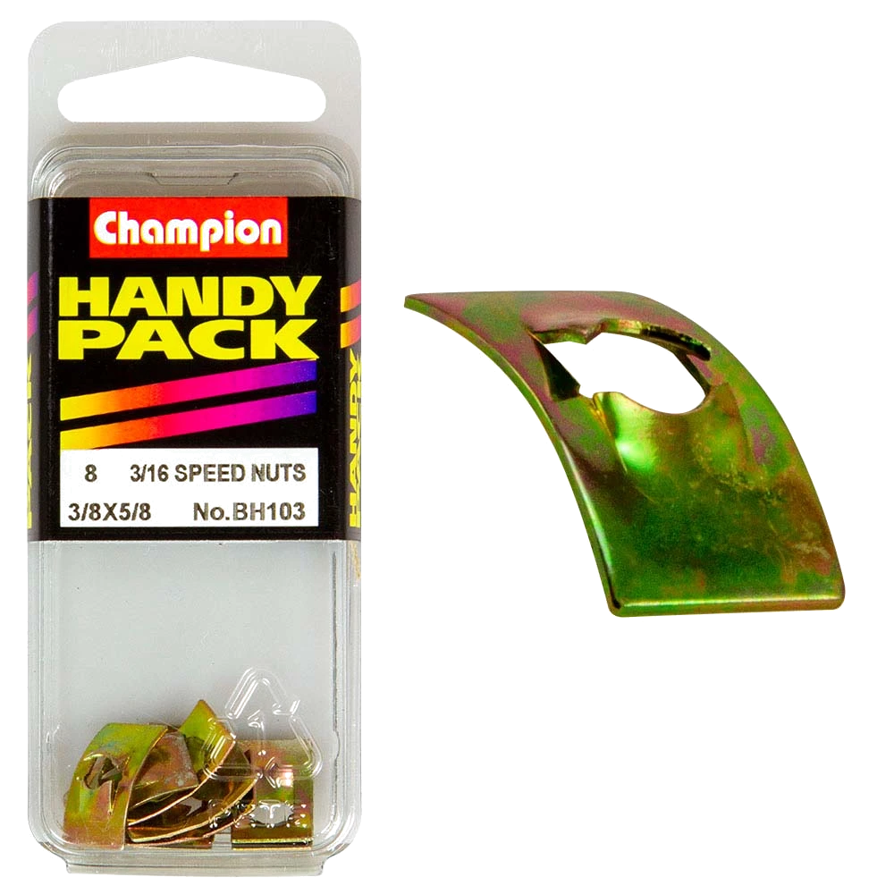 Champion 3/16in x 5/8in x 3/8in Speed Nut