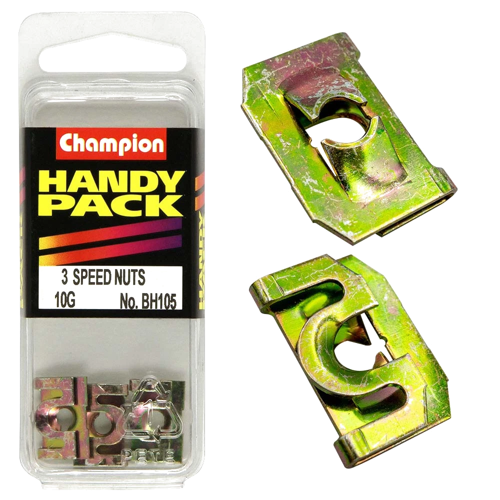 Champion 10G x 15/32 x 11/16 Speed Nut