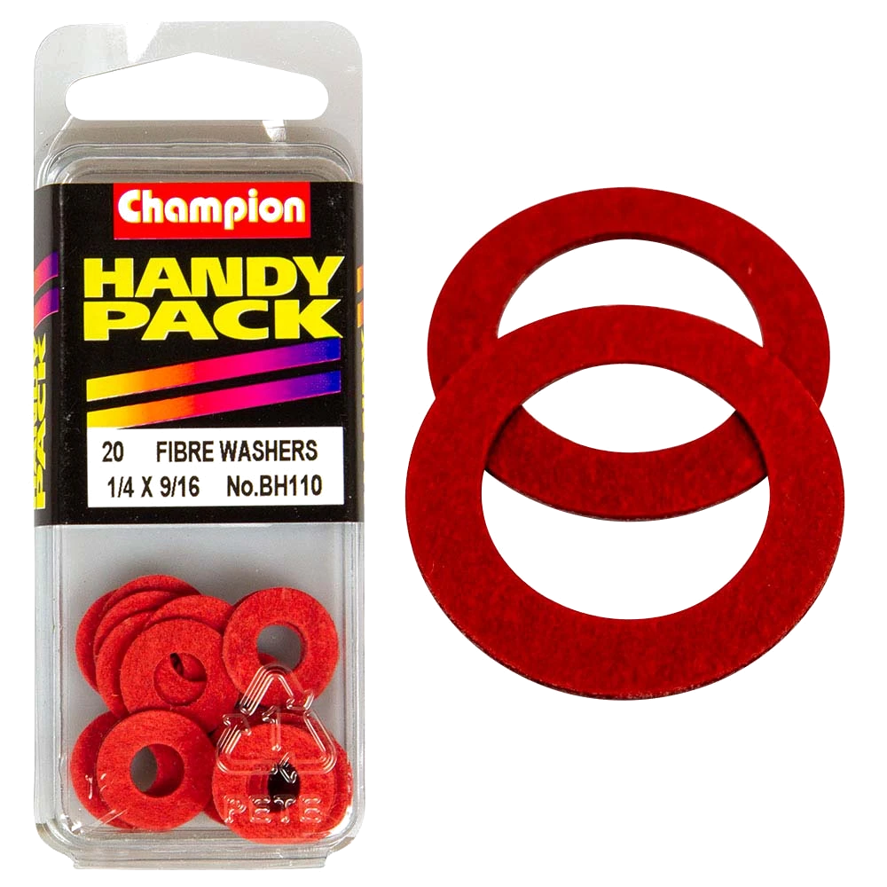 Champion 1/4in x 9/16 Fibre Washer 1/32in Thick