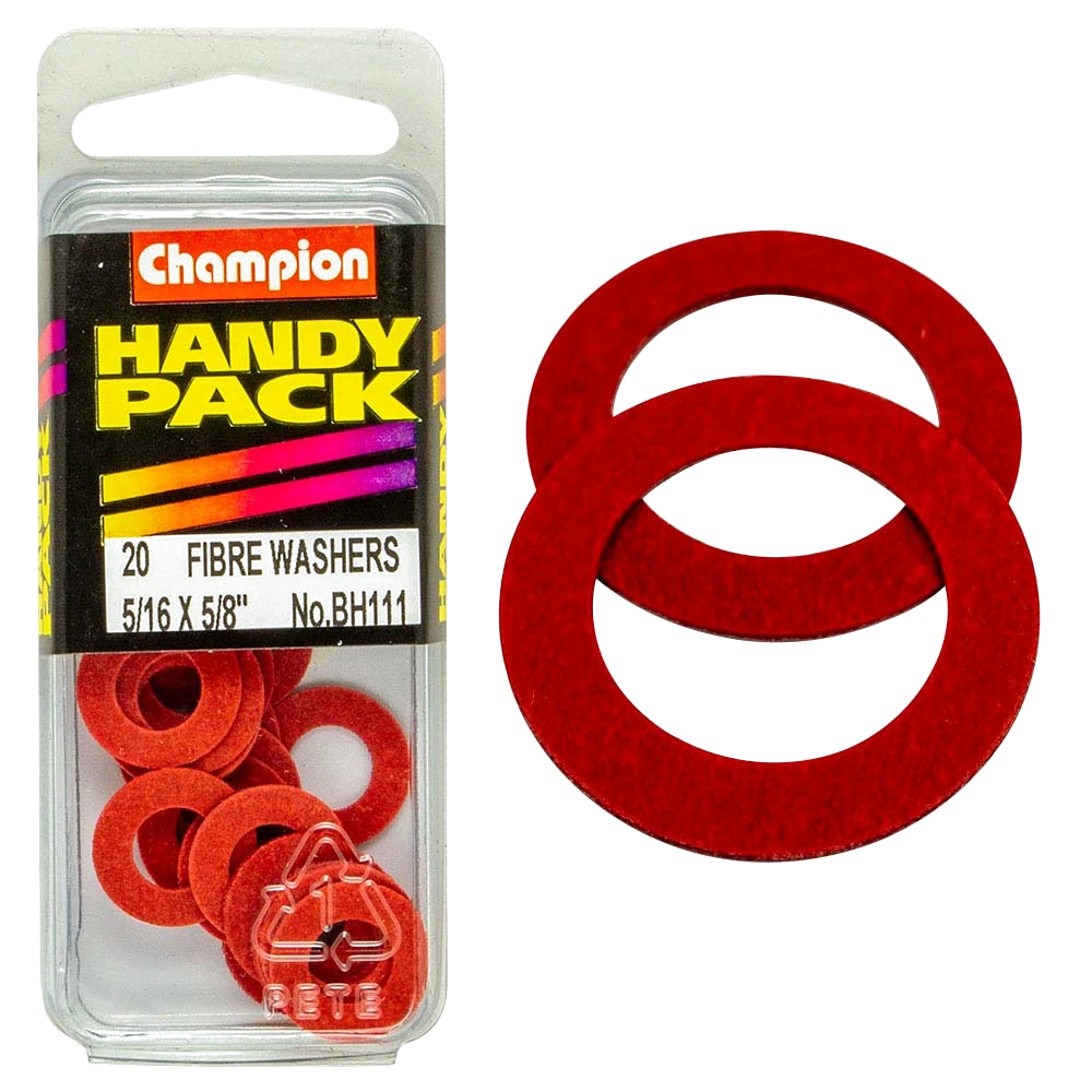 Champion 5/16in x 5/8in Fibre Washer 1/32in Thick