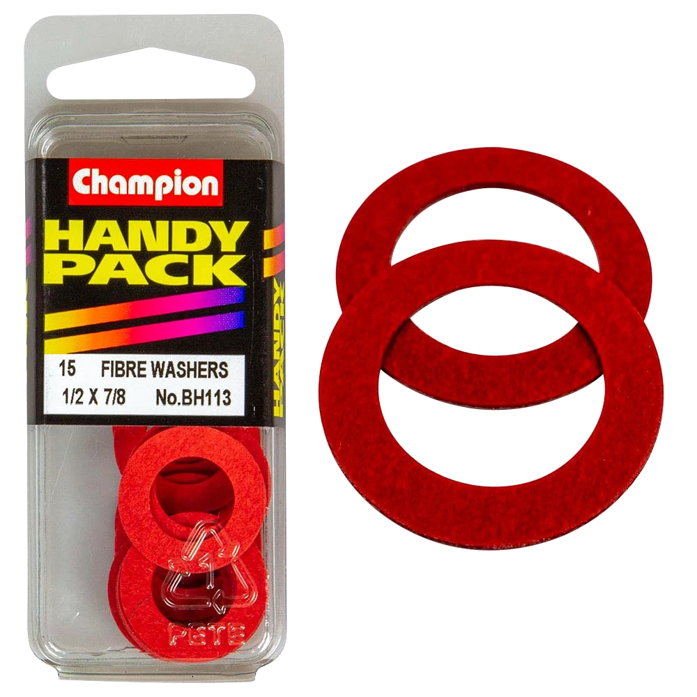 Champion 1/2in x 7/8 Fibre Washer 1/32in Thick