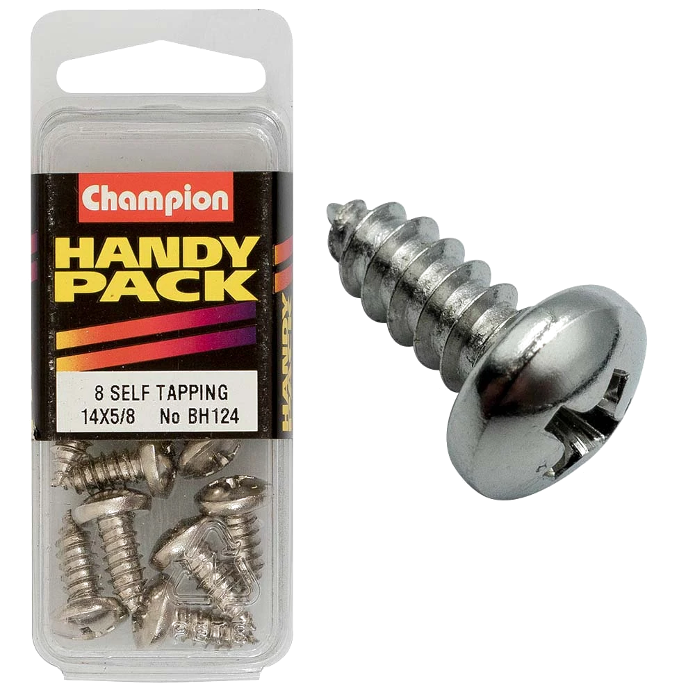 Champion 14G x 5/8in S/Tap Set Screw - Pan HD