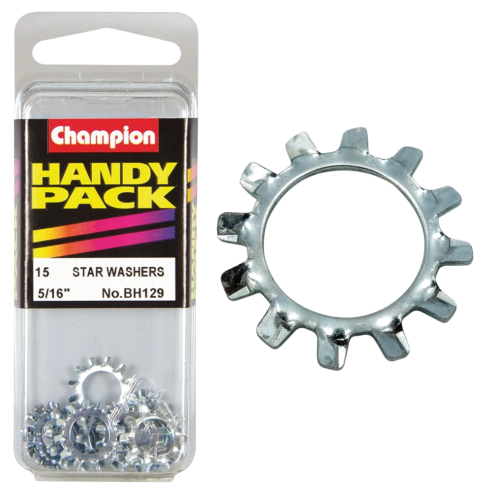 Champion 5/16in External Star Washer