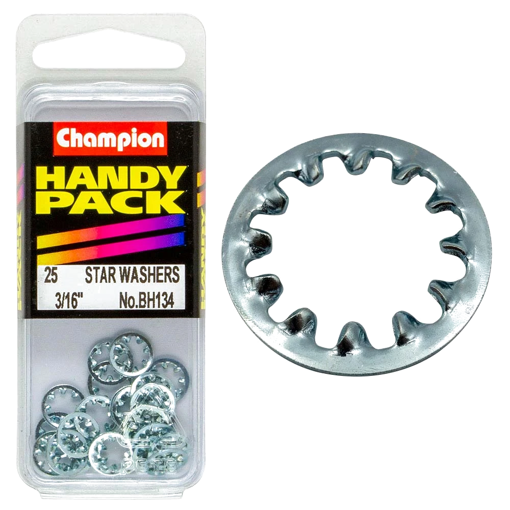 Champion 3/16in Internal Star Washer
