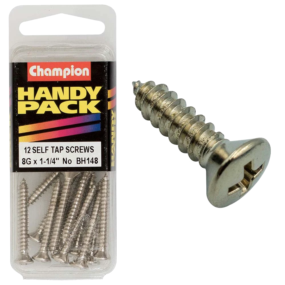 Champion 8G x 1-1/4in Self Tap Set Screw - Rsd HD