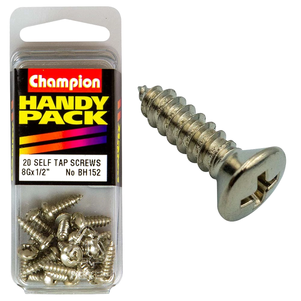 Champion 8G x 1/2in S/Tap Set Screw - Pan HD