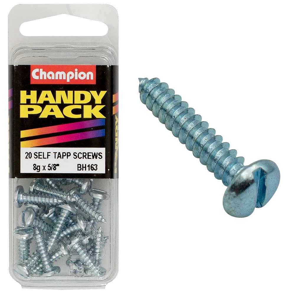 Champion 10G x 1/2in Self Tap Set Screw - Pan HD
