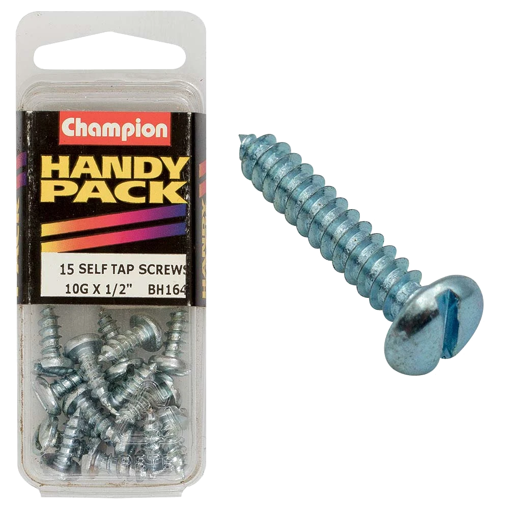 Champion 8G x 5/8in Self Tap Set Screw - Pan HD