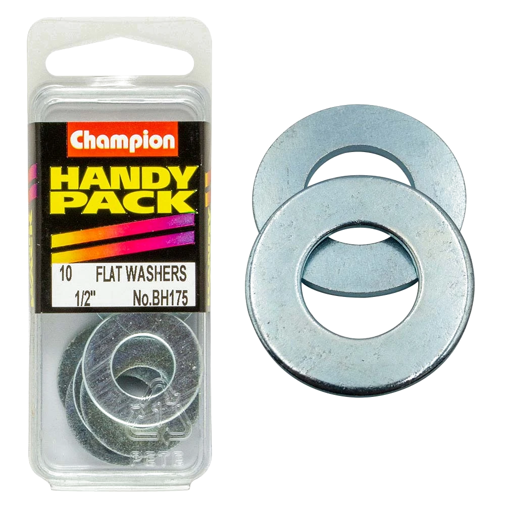 Champion 1/2in Flat Steel Washer