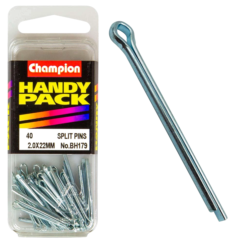 Champion 2.0 x 22mm Split (Cotter) Pin