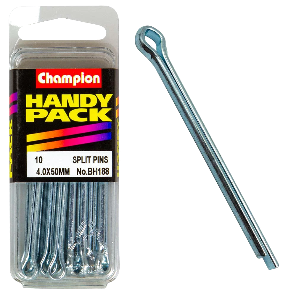 Champion 4.0 x 50mm Split (Cotter) Pin