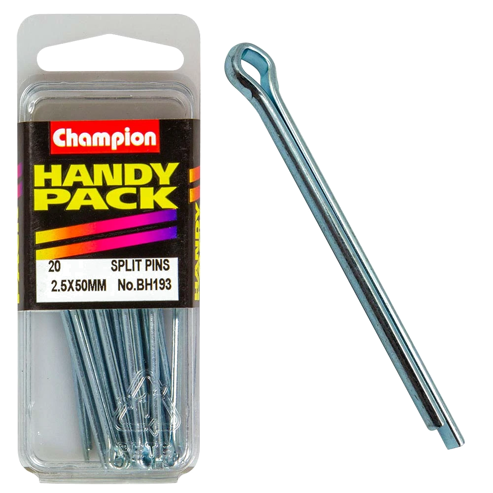 Champion 2.5 x 50mm Split (Cotter) Pin