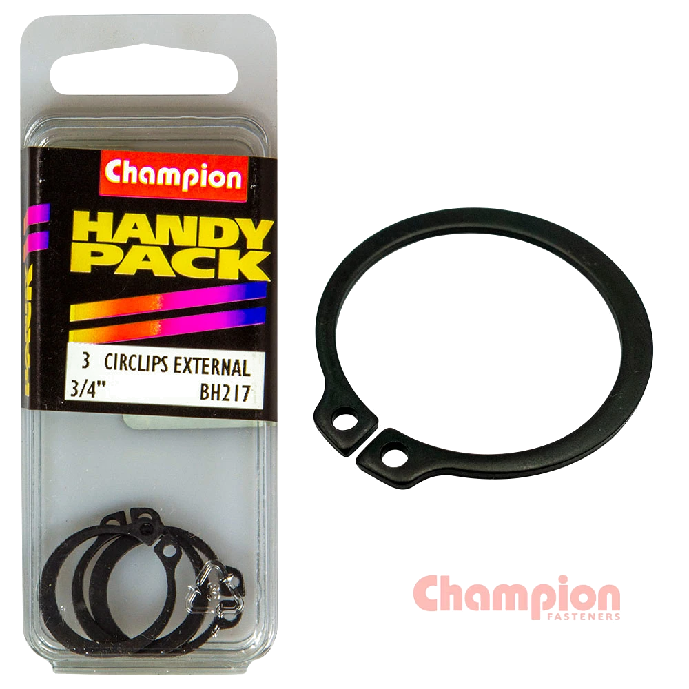 Champion Circlips-External Shaft-3/4in (STW19)