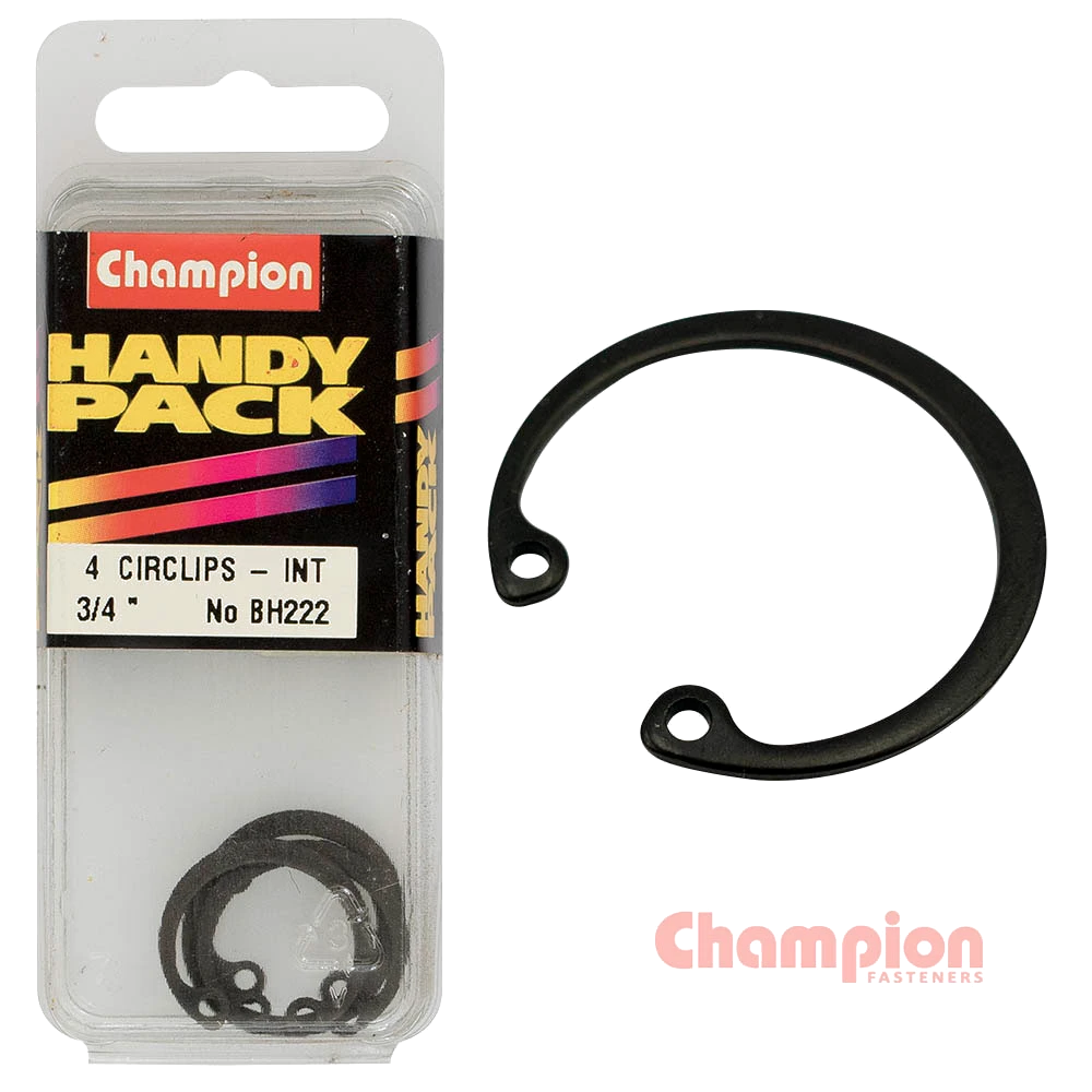 Champion Circlips-Internal Shaft-3/4in (Rtw19)