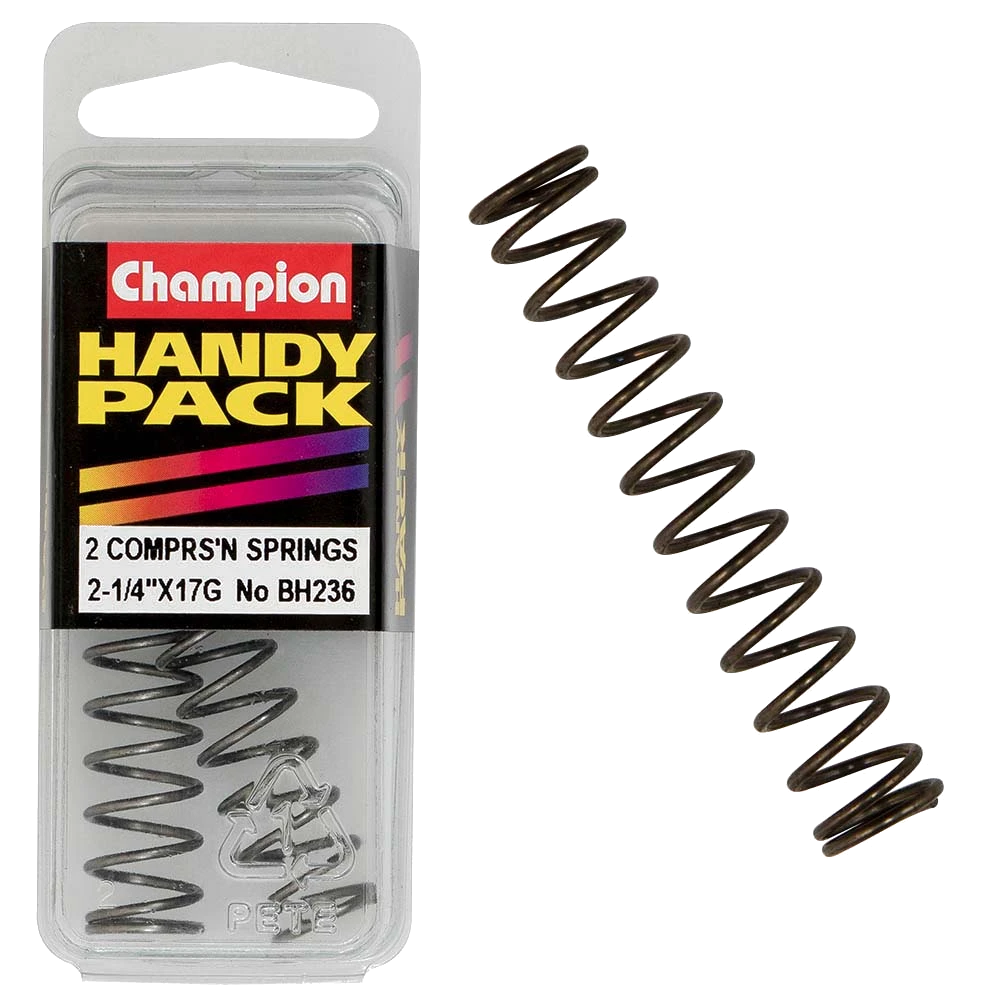 Champion 2-1/4in x 1/2in x 17G C/Spring
