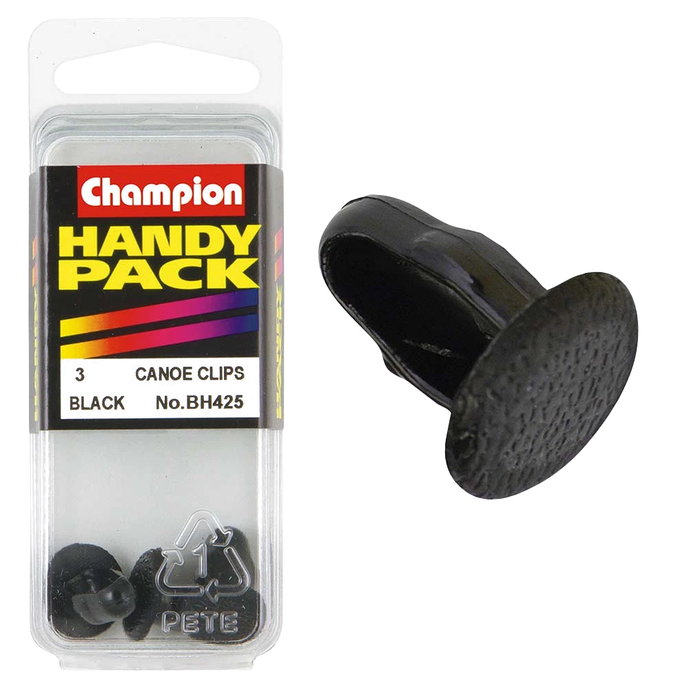 Champion Canoe Trim Clips - Blk