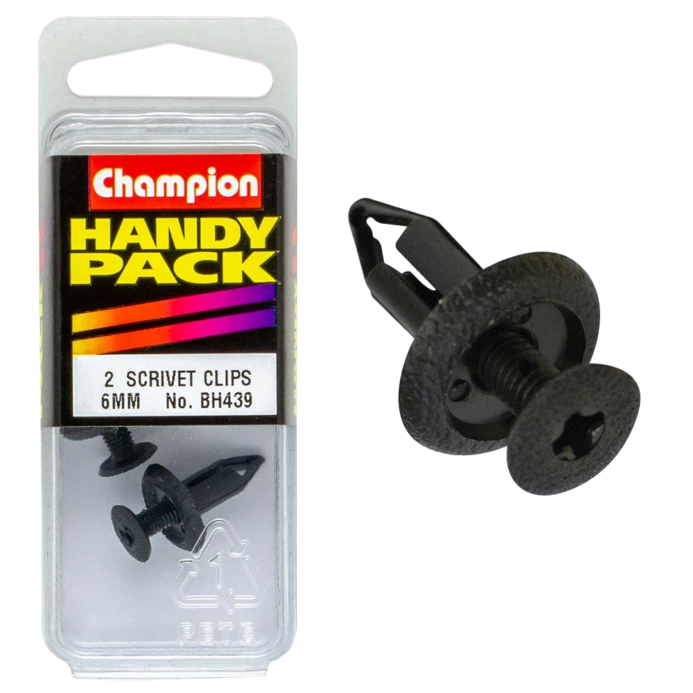 Champion Scrivet Trim Clip 6mm
