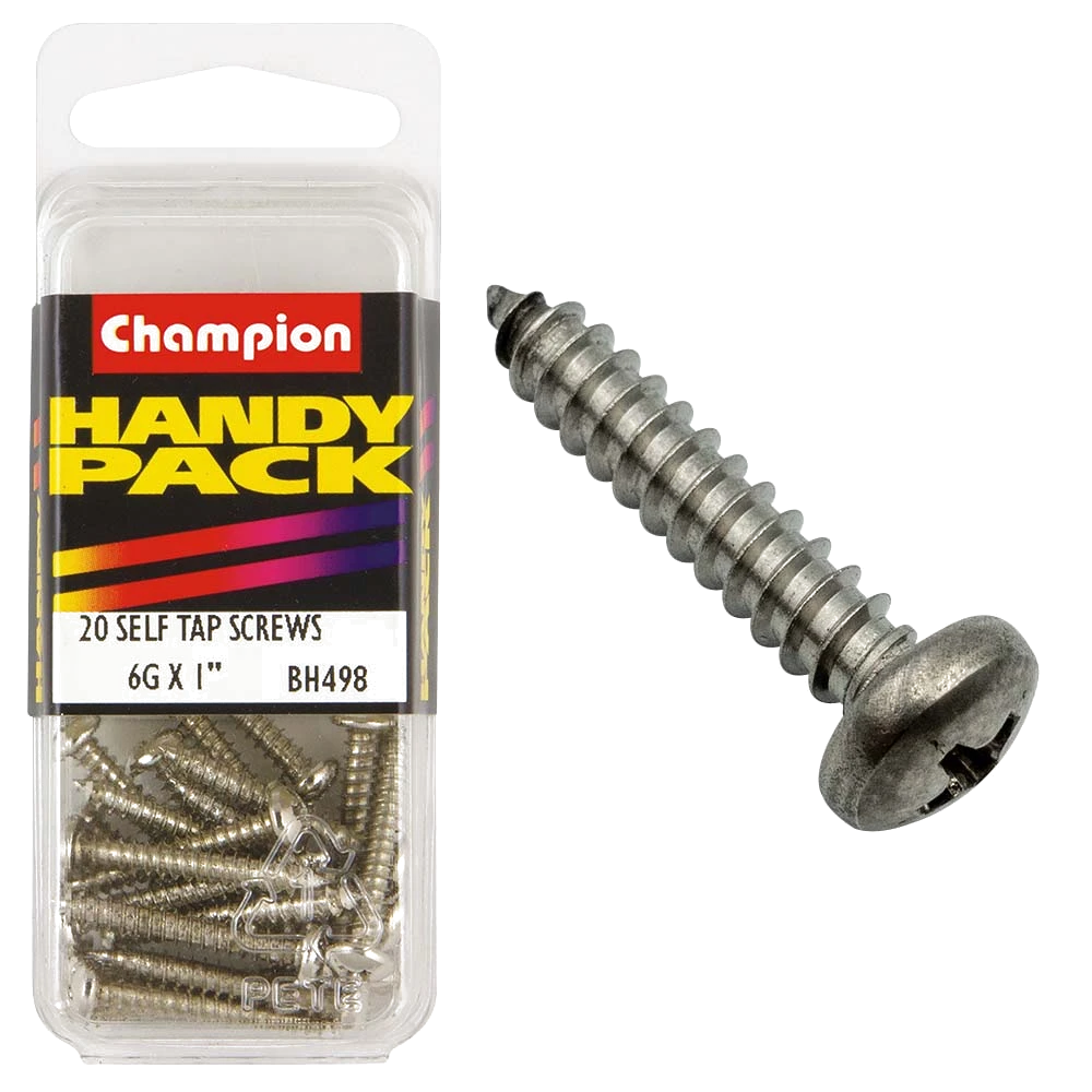 Champion 6G x 1in S/Tap Set Screw - Pan HD