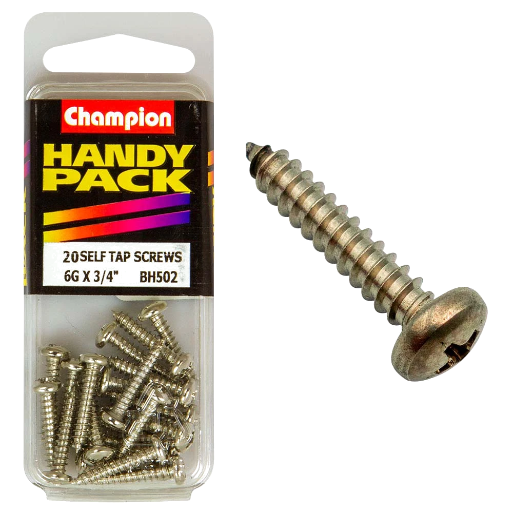 Champion 6G x 3/4in S/Tap Set Screw - Pan HD