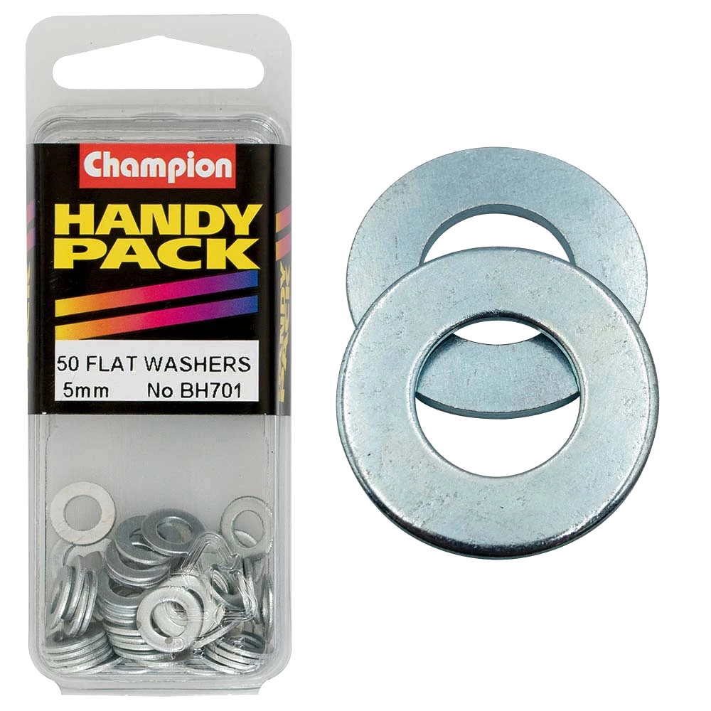 Champion Handy Pack Flat Steel Washer 5mm CWS