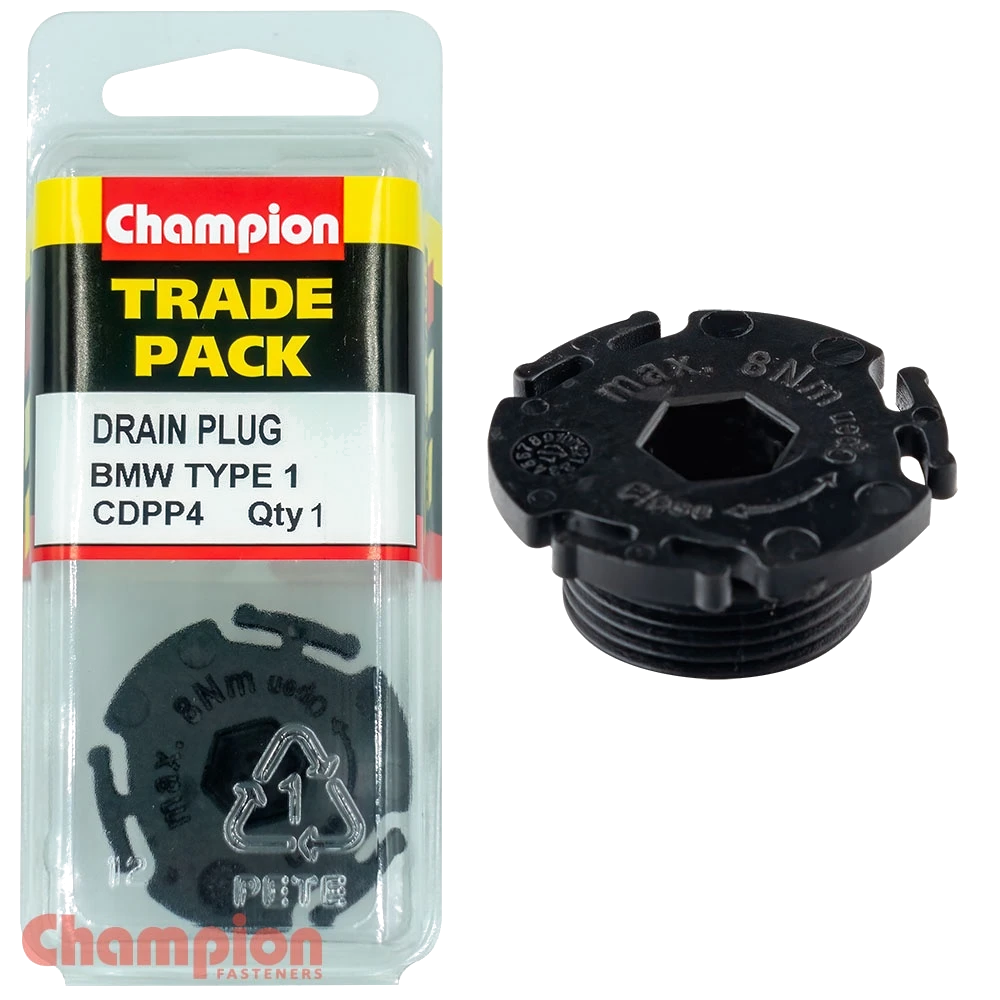 Champion Drain Plug (Sump) for BMW Type 1 - 1pk