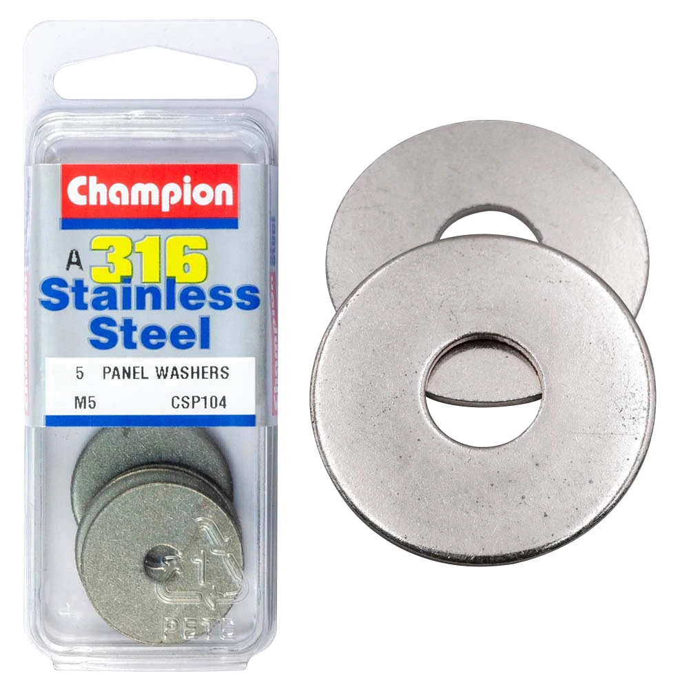 Champion 5mm Panel Washer - 316/A4 (A)